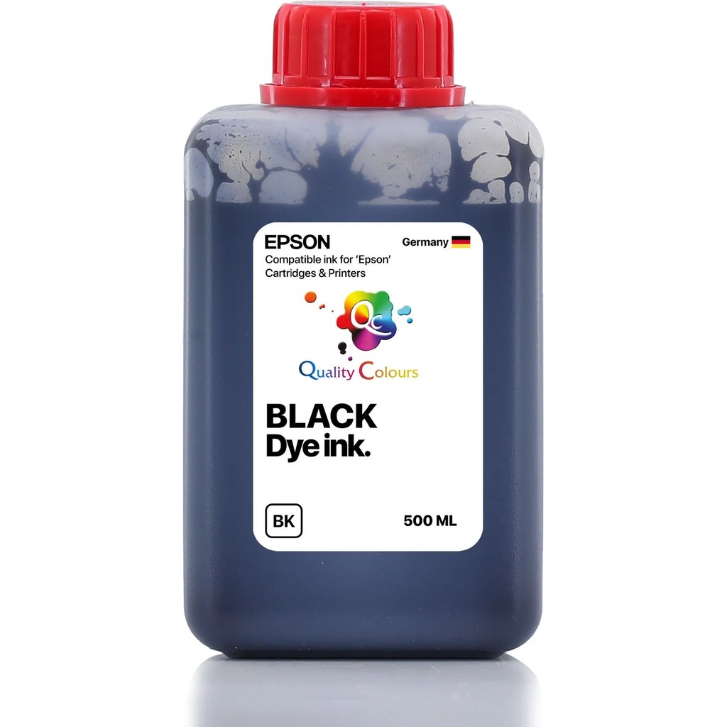 Qc Epson Ecotank L3550 Uyumlu - 500ML Bk Black Siyah Muadil Kartuş Fiyatı