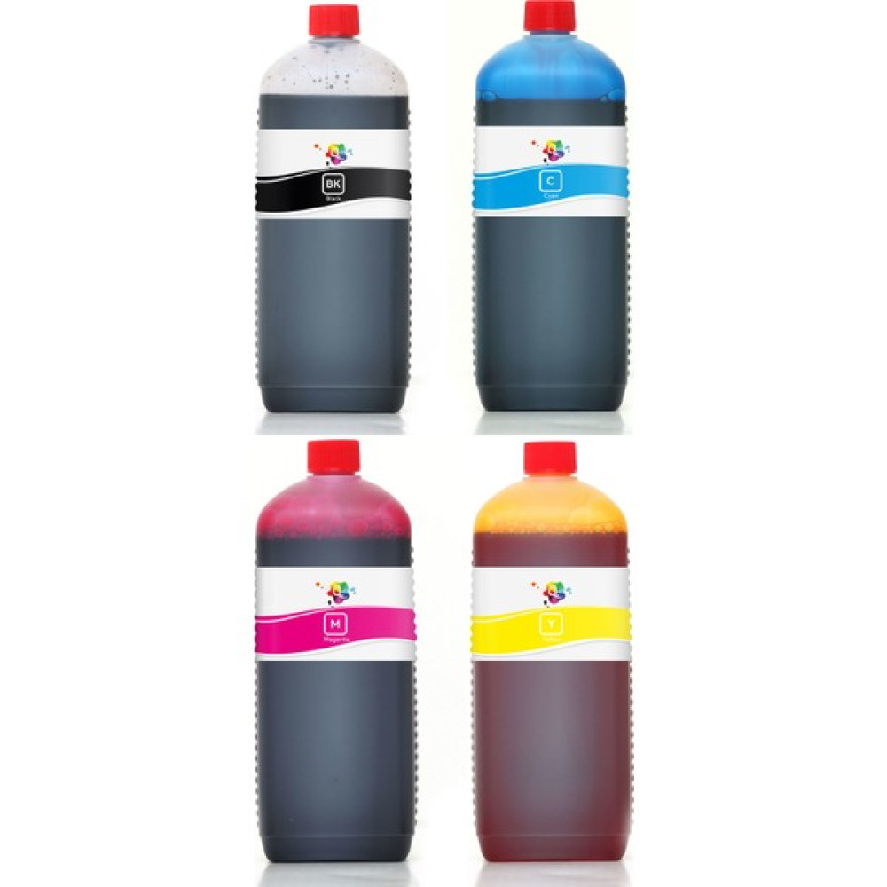 QC Lexmark Z609 Yazıcı Uyumlu Kartuş Mürekkebi PRO Serisi 1000ml Set 4 Renk - Renkli Oto Boyaları Fiyatı