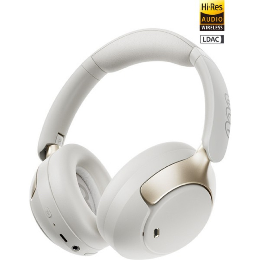 QCY H3 Pro Hybrid Anc Hi-Res LDAC Bluetooth 5.4 Kafaüstü Kablosuz Kulaklık Çift Cihaz desteği - Beyaz Bluetooth Kulaklık Fiyatı