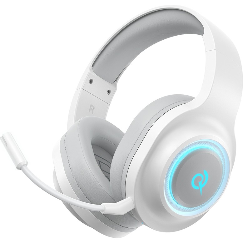 Qcy Heroad V200 Rgb 7.1 Kablosuz Gaming Oyuncu Kulaklığı 3 Modlu (Bt, 2.4ghz, Type-C) Beyaz Bilgisayar Çevirici ve Adaptörü Fiyatı