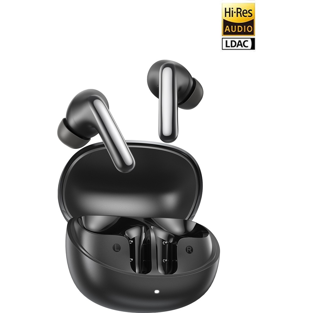 Qcy Melobuds N60 Bluetooth Kulaklık 6.0- Bassbost - Ldac- Hi-Res - 56DB Anc - Çift Cihaz 45 Saat Dinleme Siyah Bluetooth Kulaklık Fiyatı