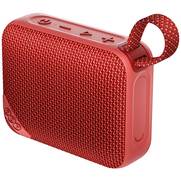 Qcy Sp2 5W Taşınabilir Bluetooth Hoparlör Punch Bass 17 Saat Dinleme Rgb Işık Ip67 Tf Kart Girişli Kırmızı Bluetooth Hoparlör Fiyatı