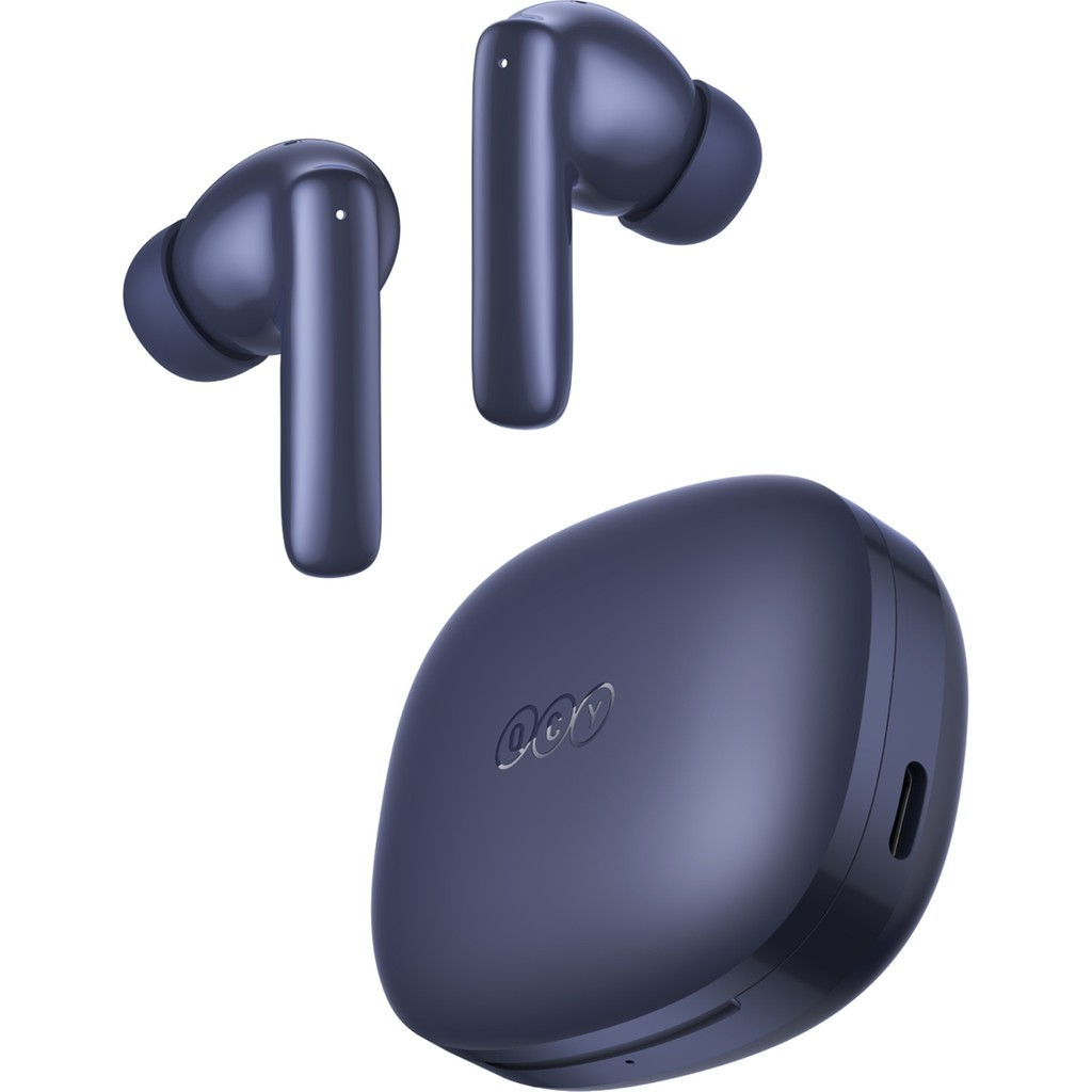 Qcy T13 Pro Bluetooth Kulaklık 6.0 - 50 Db Anc 4 Mics. Ipx4- 0.045 Sn. Çift Cihaz - Tek Şarj 10.5 Saat- Kutu ile 47 Saat - Lacivert Bluetooth Kulaklık Fiyatı