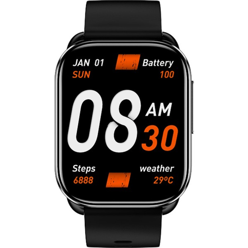 Qcy Watch Gs Siyah Akıllı Saat Sesli Telefon Görüşmesi 60hz Akıllı Saat Fiyatı