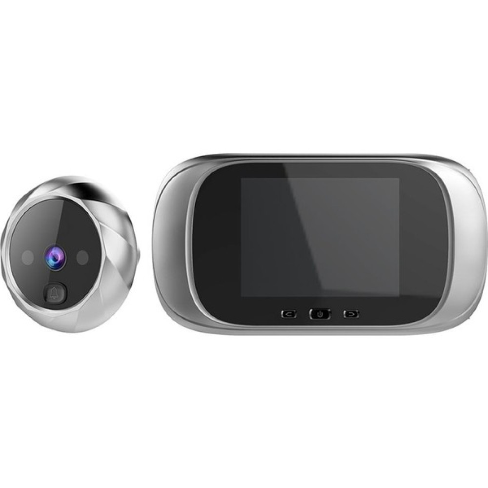 Qearl Dd1 2.8 İnç LCD Dijital Gece Görme Kamera Kapı Zili Peephole Gümüş (Yurt Dışından) Nalburiye & Hırdavat Fiyatı