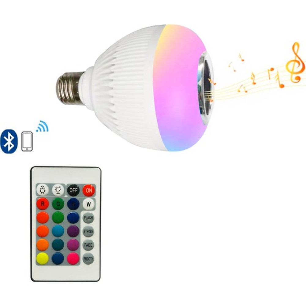 Qenos Bluetooth Hoparlör Akıllı LED Ampul Lamba-Musıc Bulb Led Aydınlatmalar Fiyatı
