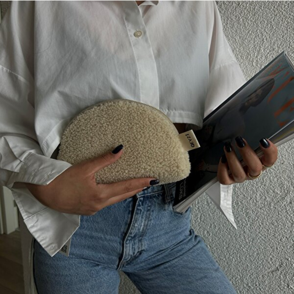 Qeyzi Beige Triangle Cosmetic Bag ( Makyaj ve Kozmetik Çantası+ Oganizer) Makyaj Fırça ve Aksesuarları Fiyatı