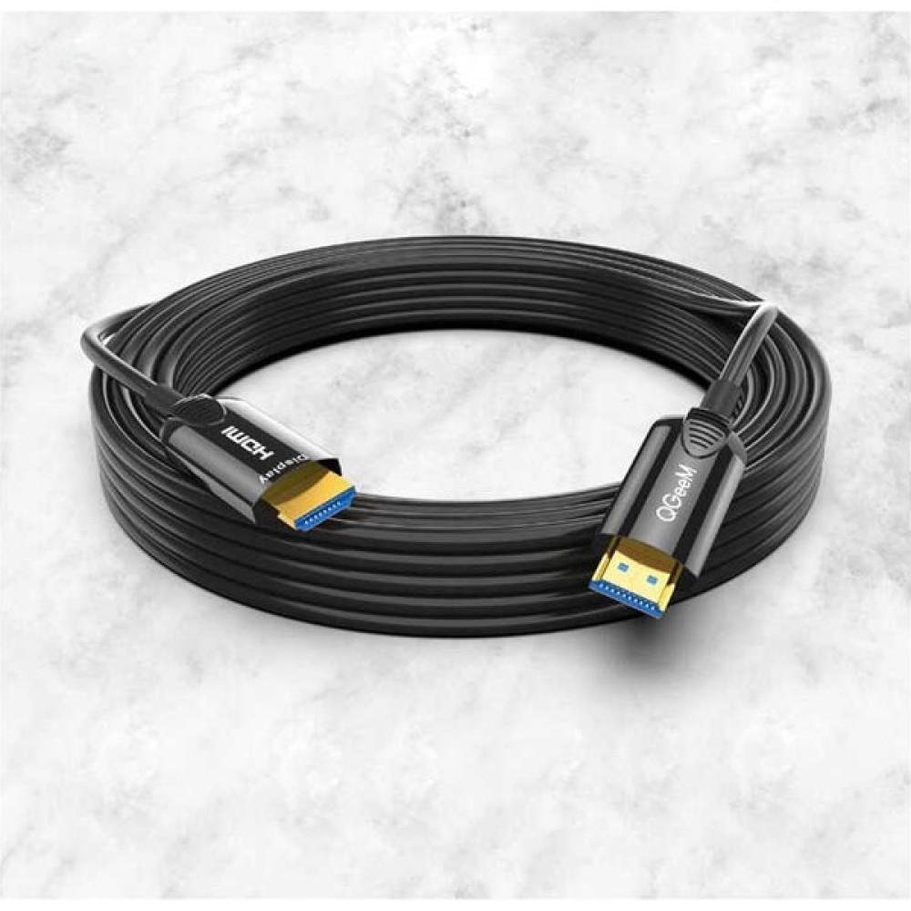 Qgeem QG-AV15 HDMI Kablo 10M - Siyah Ses Kablosu Fiyatı