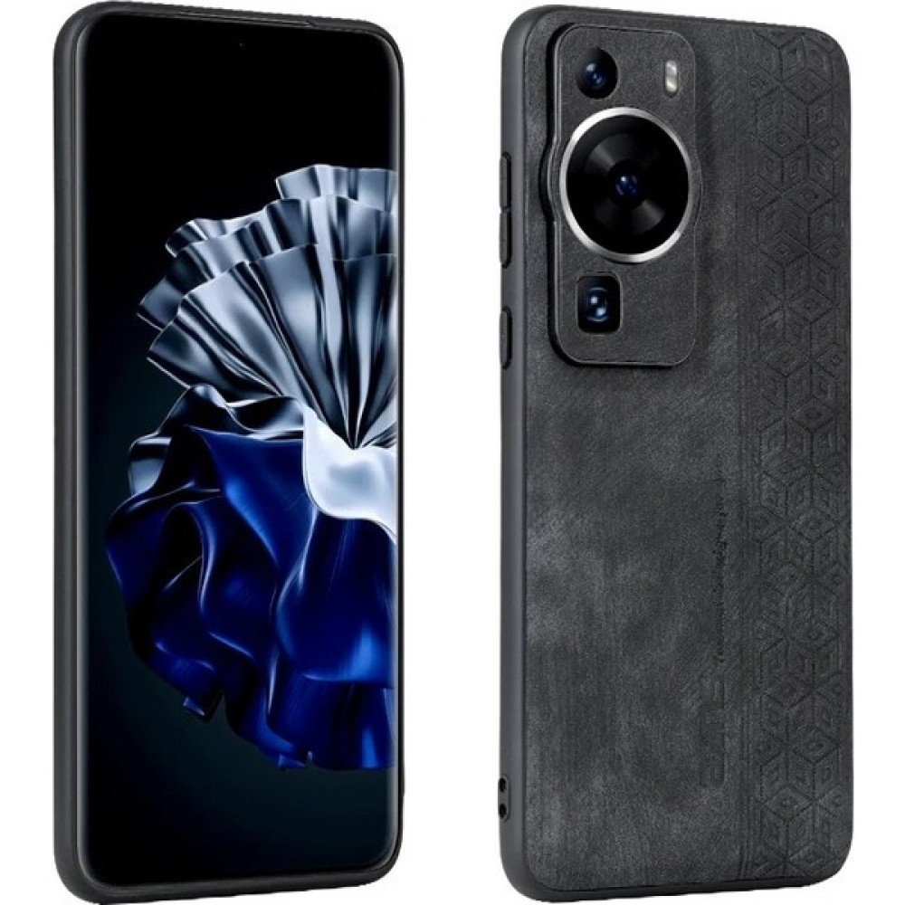 Qichengda Huawei P60 Pro Vintage Kabartmalı Desen Cep Telefonu Kılıfı (Yurt Dışından) - Siyah Cep Telefonu Kılıfı Fiyatı