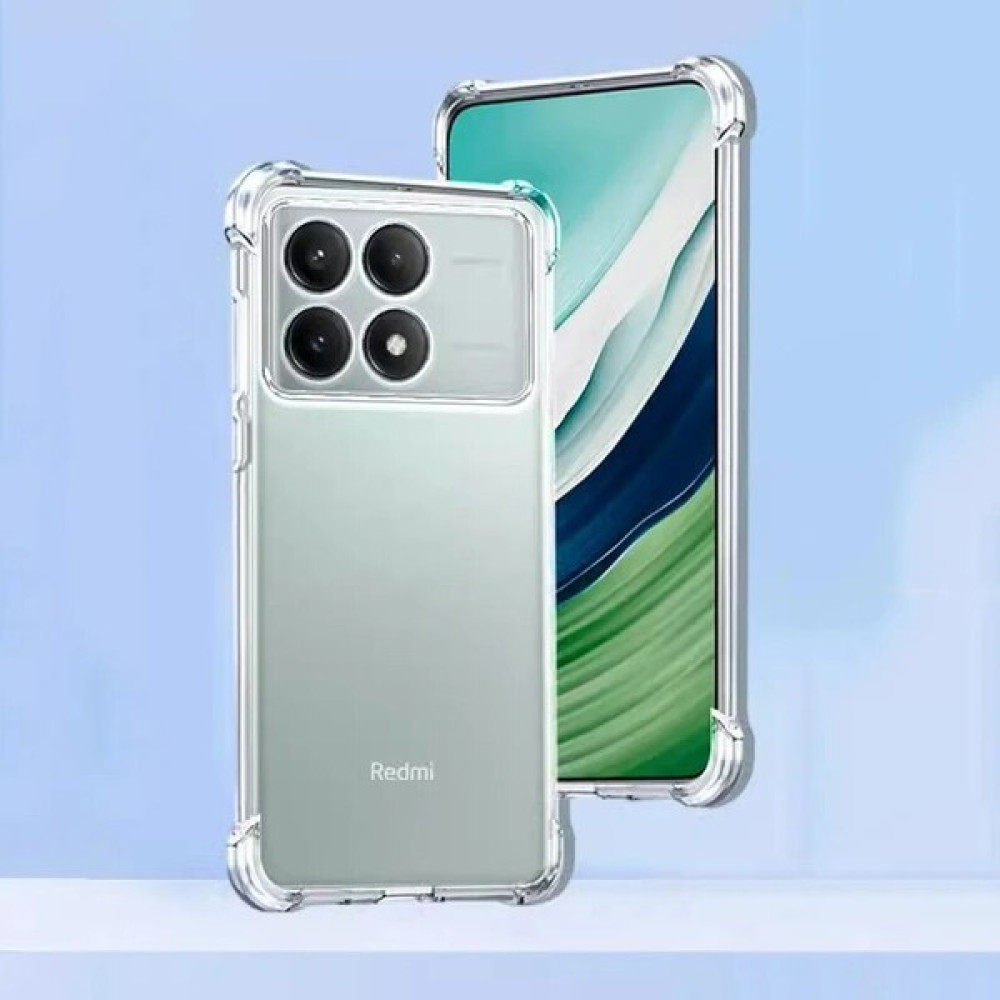 Qichengda Poco X6 Pro Şeffaf Hava Yastığı Tpu Cep Telefonu Kılıfı (Yurt Dışından) - Clear Cep Telefonu Kılıfı Fiyatı
