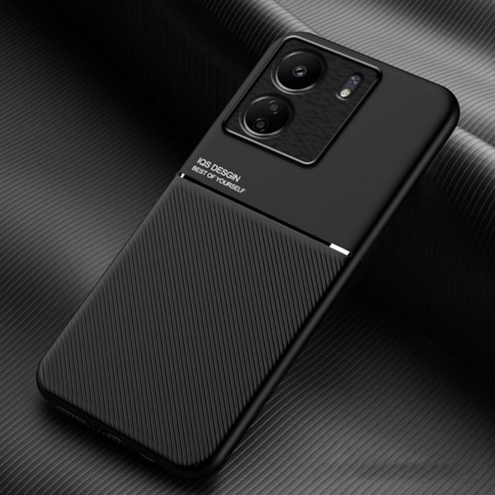 Qichengda Xiaomi Redmi 13C Çizgili Manyetik Çekim Cep Telefonu Kılıfı (Yurt Dışından) - Siyah Cep Telefonu Kılıfı Fiyatı
