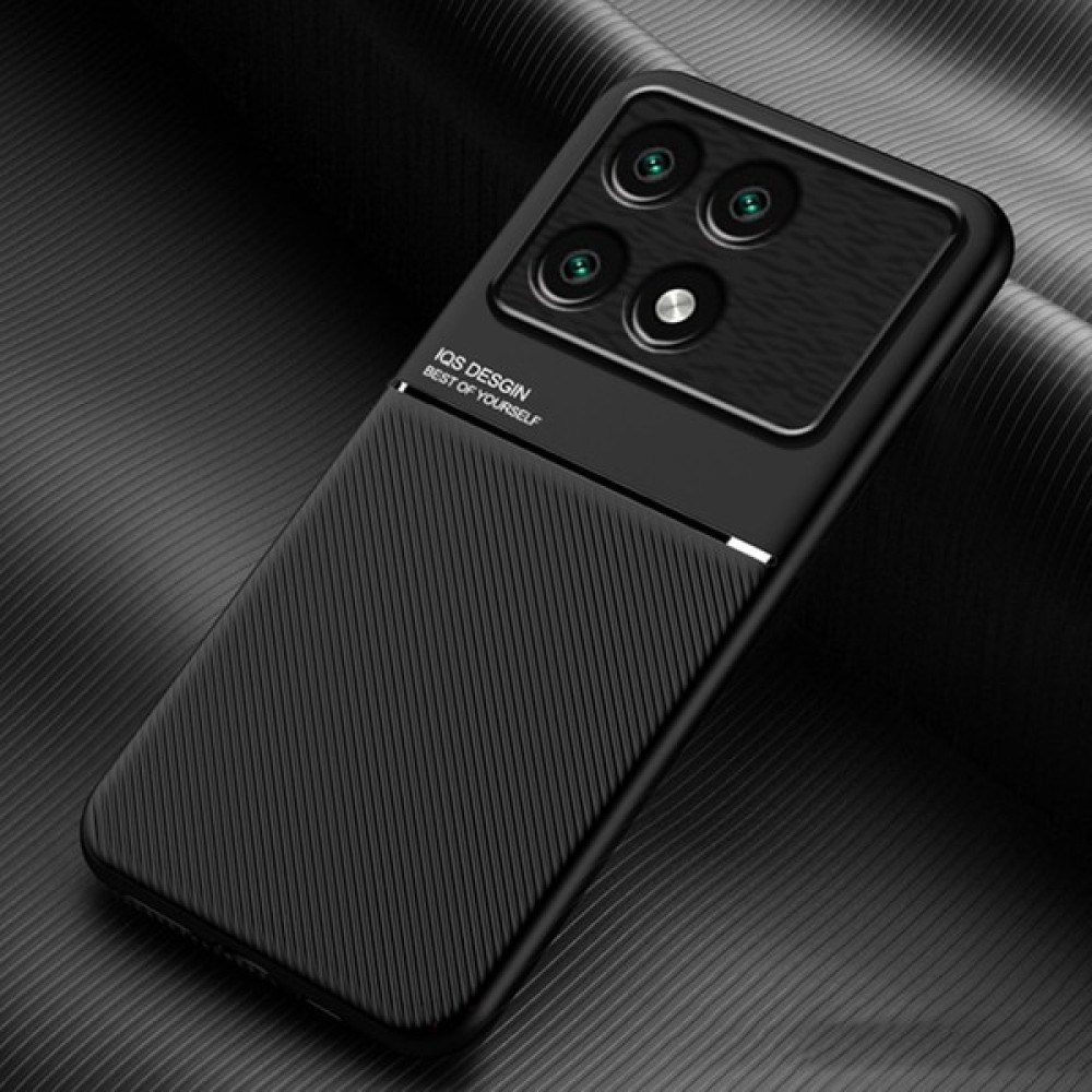 Qichengda Xiaomi Redmi Note 12 Pro 4g Çizgili Manyetik Çekim Cep Telefonu Kılıfı (Yurt Dışından) - Siyah Cep Telefonu Kılıfı Fiyatı