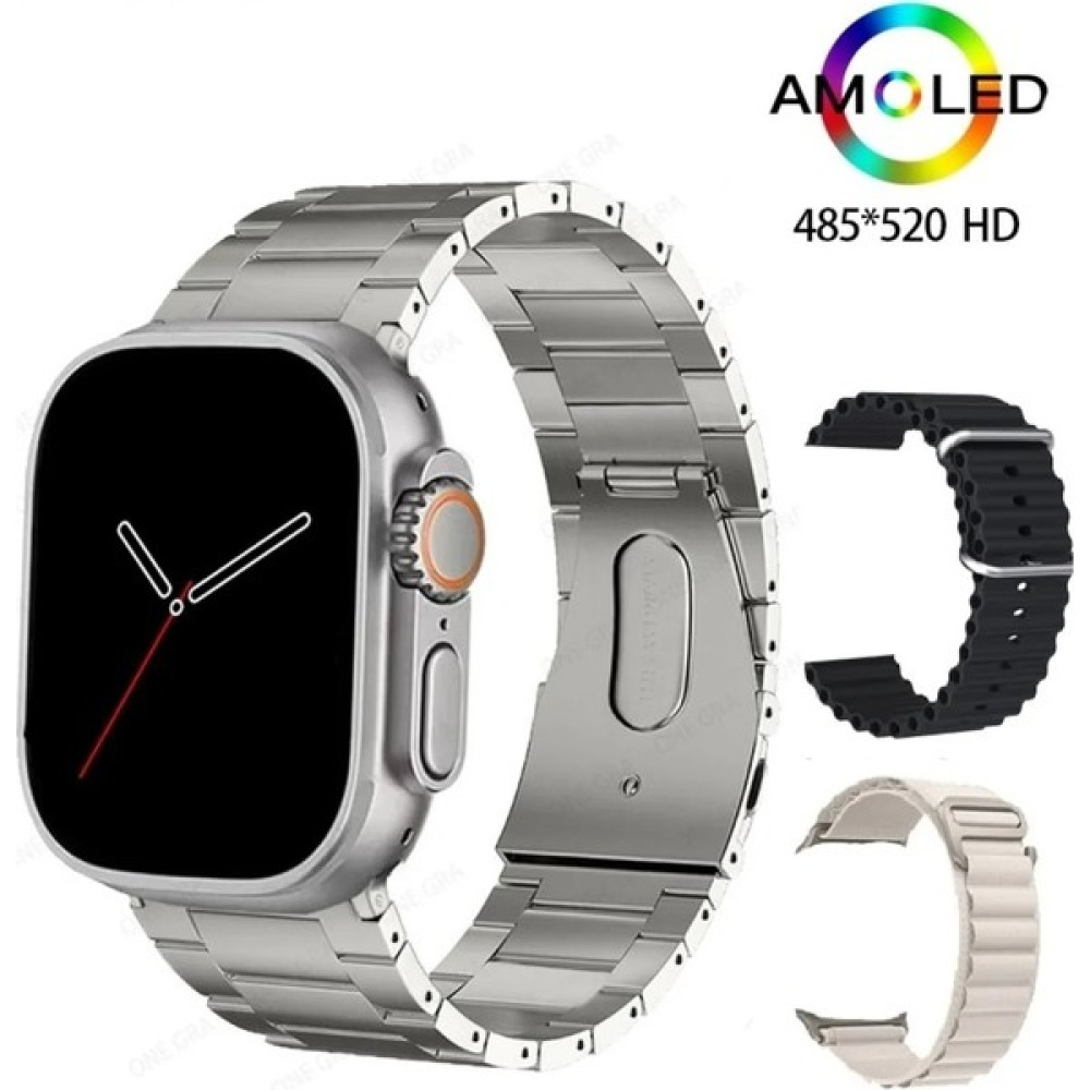 Qifit Watch 9 Ultra Hk 8 Pro Max Gen2 Yükseltilmiş Amoled Ekran Yapay Zeka Destekli Çelik Kordon Hediye - Titanyum SSD / Solid State Drive Fiyatı