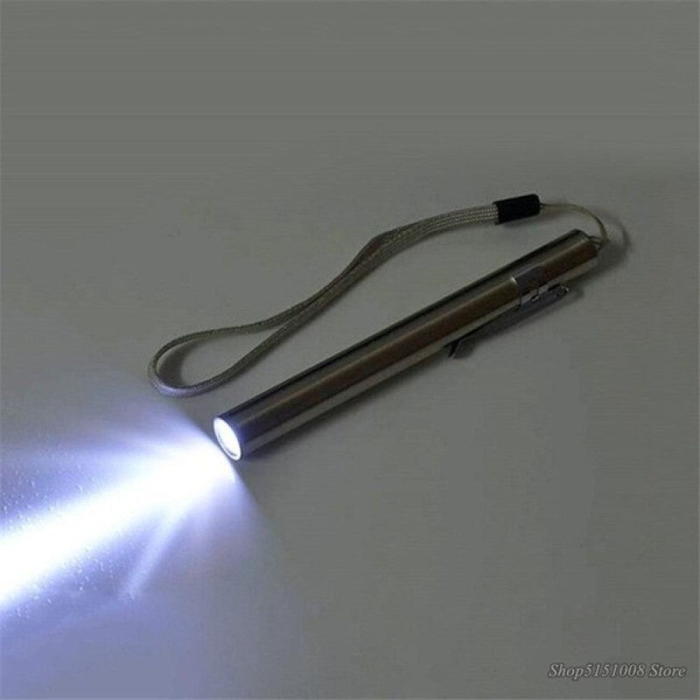 Qincao Mini El Feneri LED Kalem Tarzı Taşınabilir Doktorlar Tarafından Kullanılır Şarj Edilebilir Ev Feneri USB Şarjlı Alüminyum Beyaz / Sıcak Işık... El Feneri Fiyatı