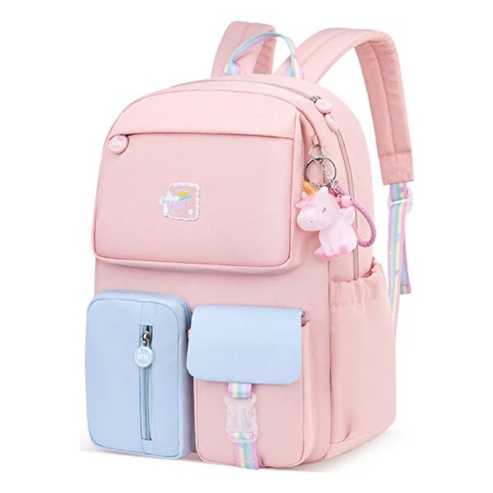 Qinyue Situ Store Büyük Kapasiteli Çok Bölmeli Sırt Çantası - Pembe (Yurtdışına Gönderim) (Yurt Dışından) Unisex Sırt Çantası Fiyatı