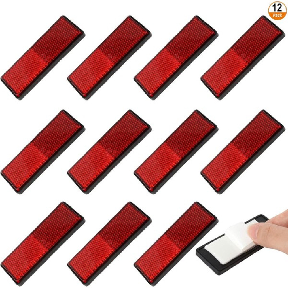 Qisem 12 Adet Kare Ikaz Lambası-Kırmızı (Yurt Dışından) Led Aydınlatmalar Fiyatı