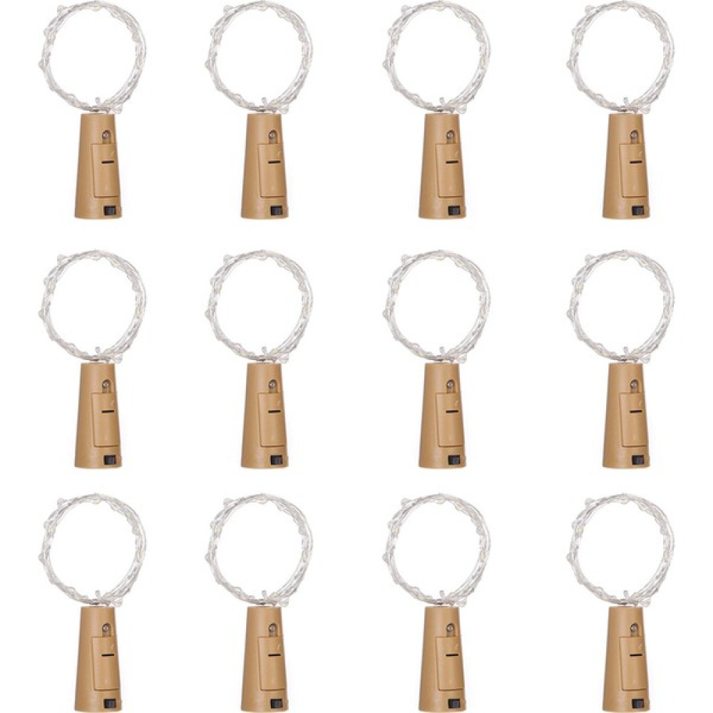 Qisem 12PCS Şişe Tıpası Işık Dizisi-2 Metre 20 Işık Mor Işık (Yurt Dışından) Led Aydınlatmalar Fiyatı