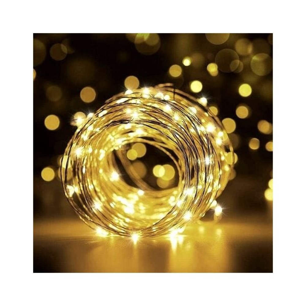 Qisem 1pc-Usb Bakır Tel Işık-Sıcak Beyaz-Usb Bakır Tel Işık 20 Metre (Yurt Dışından) Led Aydınlatmalar Fiyatı
