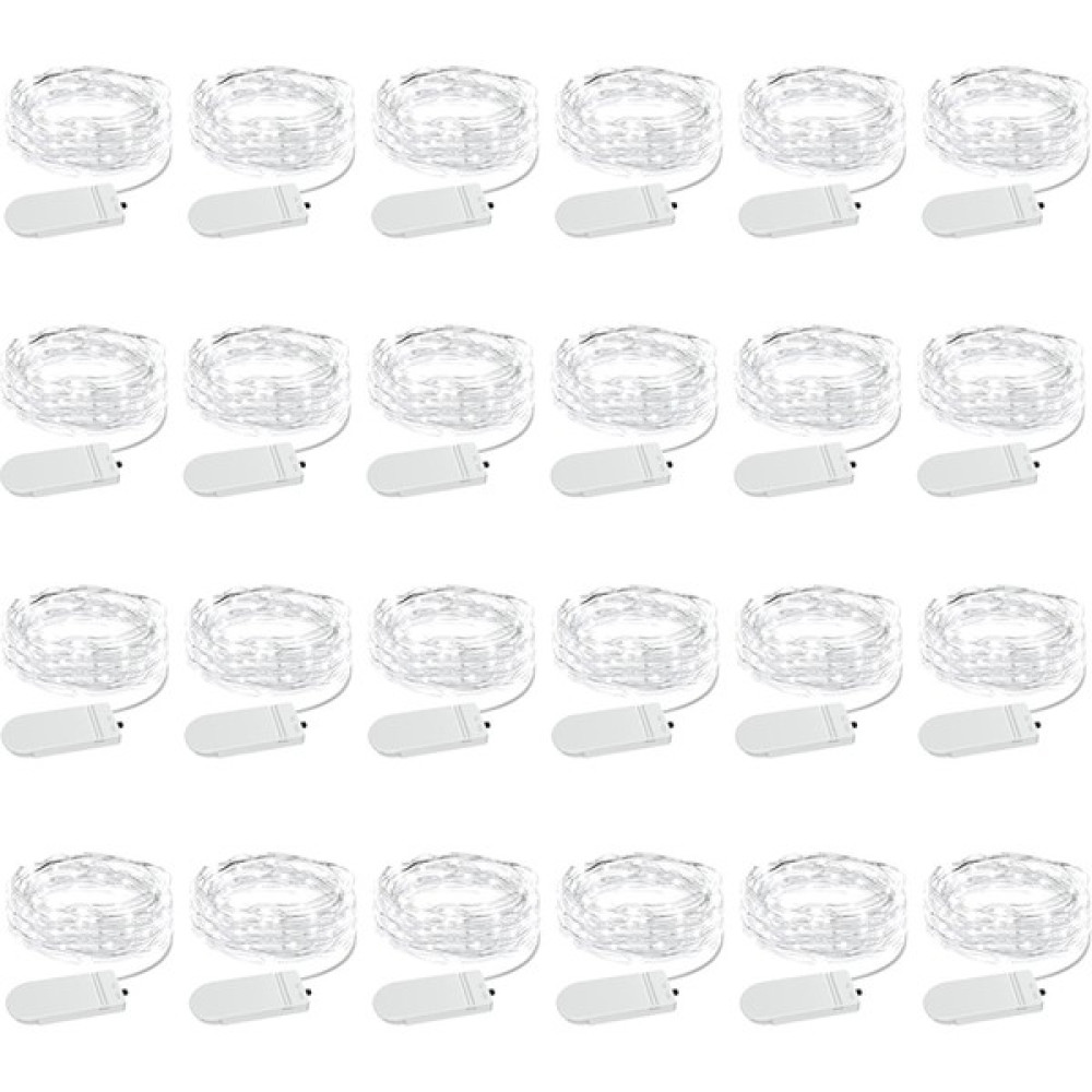 Qisem 24 Adetled Işık Dize Düğmesi 3 Metre 30 Işık Mor Işık (Yurt Dışından) Led Aydınlatmalar Fiyatı