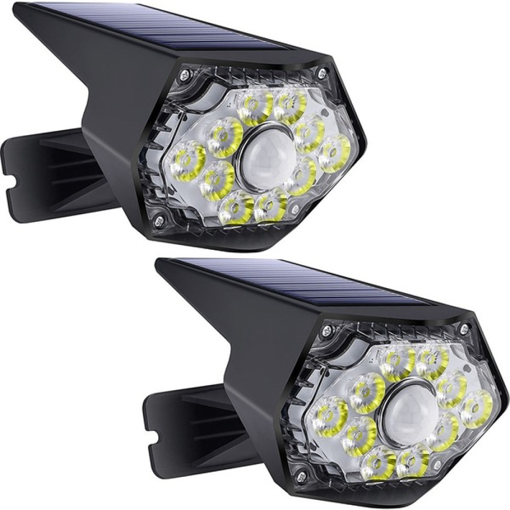 Qisem 2pcs Dış Mekan Solar Duvar Lambası-Lens Tipi [beyaz Işık-2 Paket] (Yurt Dışından) Dış Mekan & Bahçe Oyuncakları Fiyatı