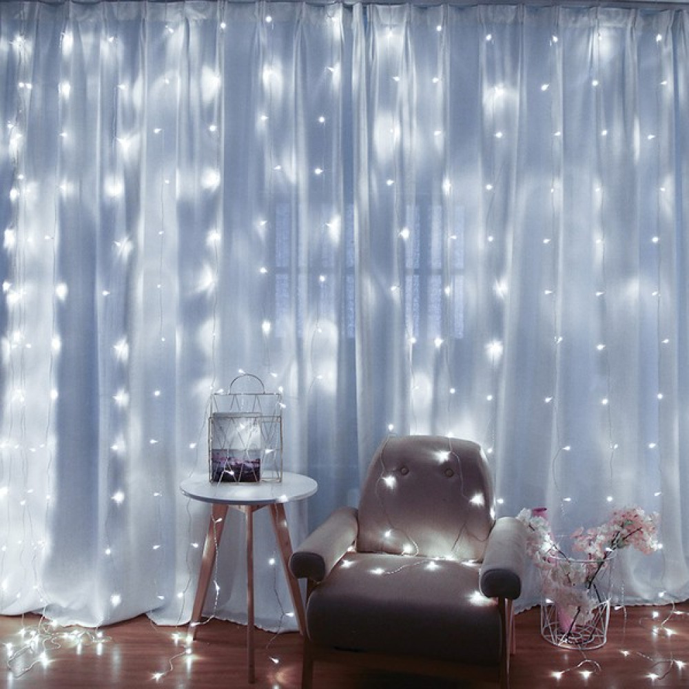 Qisem LED Bakır Tel Perde Işık Dizisi -3*2 Metre 240 Işık (Yurt Dışından) Led Aydınlatmalar Fiyatı