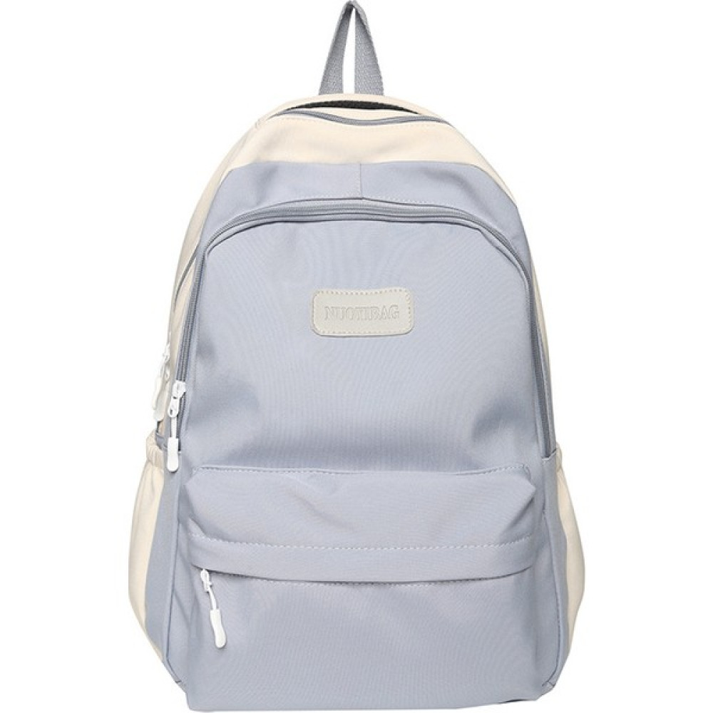 Qisem Ortaokul Öğrencisi Büyük Kapasiteli Ortaokul Çantası (Yurt Dışından) - School Bag - Mavi Desenli - 33*16*9.5 cm Okul Çantası Fiyatı