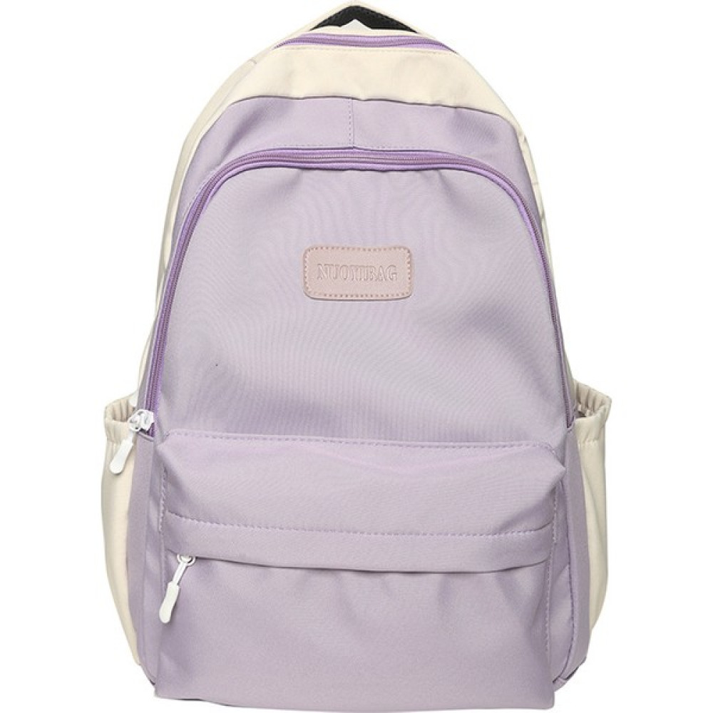 Qisem Ortaokul Öğrencisi Büyük Kapasiteli Ortaokul Çantası (Yurt Dışından) - School Bag - Mor - 33*16*9.5 cm Okul Çantası Fiyatı