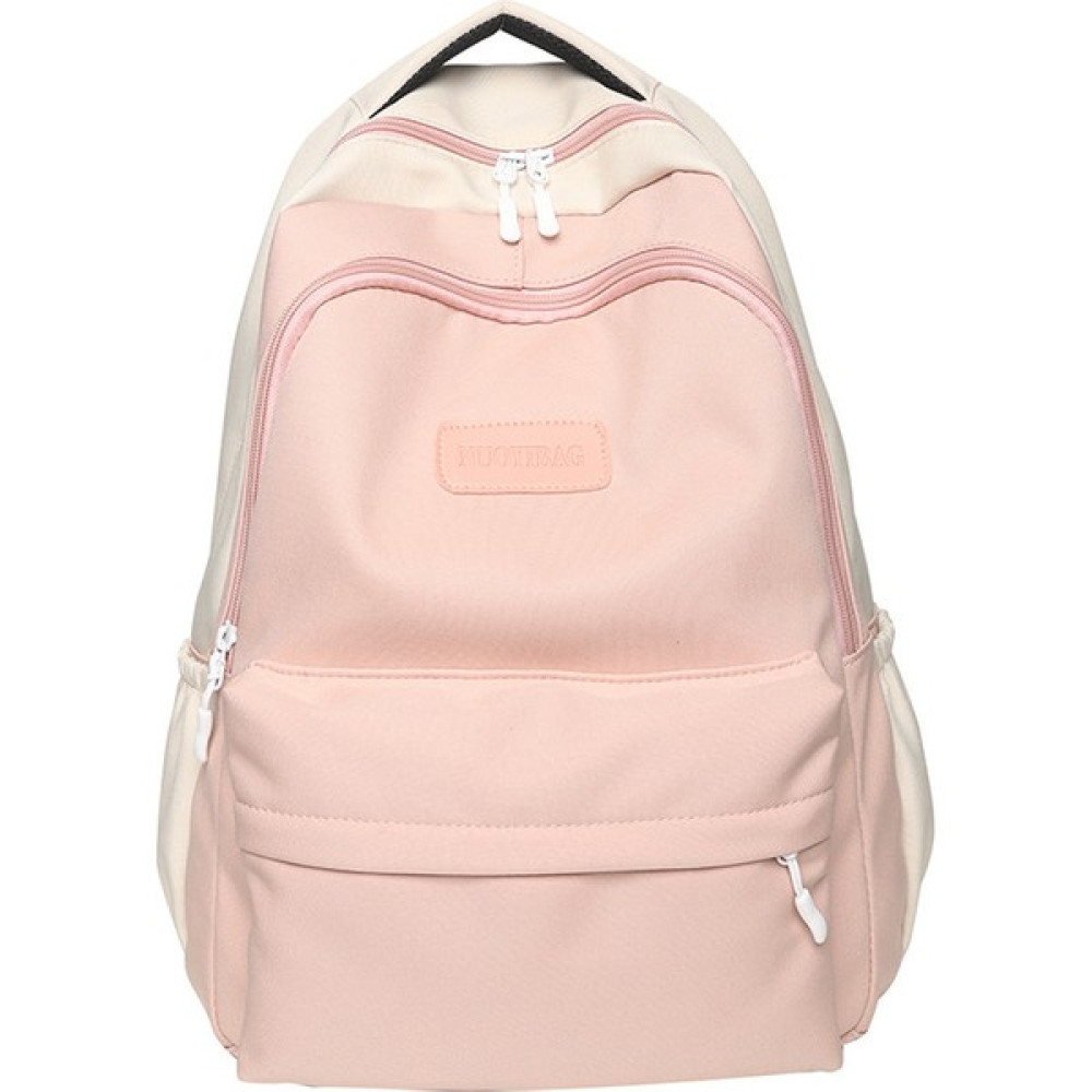 Qisem Ortaokul Öğrencisi Büyük Kapasiteli Ortaokul Çantası (Yurt Dışından) - School Bag - Pembe - 33*16*9.5 cm Okul Çantası Fiyatı