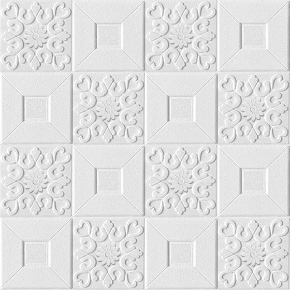 Qiuhong Shop 4ADETX70X70CM 3D Duvar Sticker Stereo Tavan Paneli Çatı Dekor Köpük Duvar Kağıdı Kendinden Yapışkanlı Su Geçirmez Dıy Oturma Odası Dek... Duvar Stickerı Fiyatı