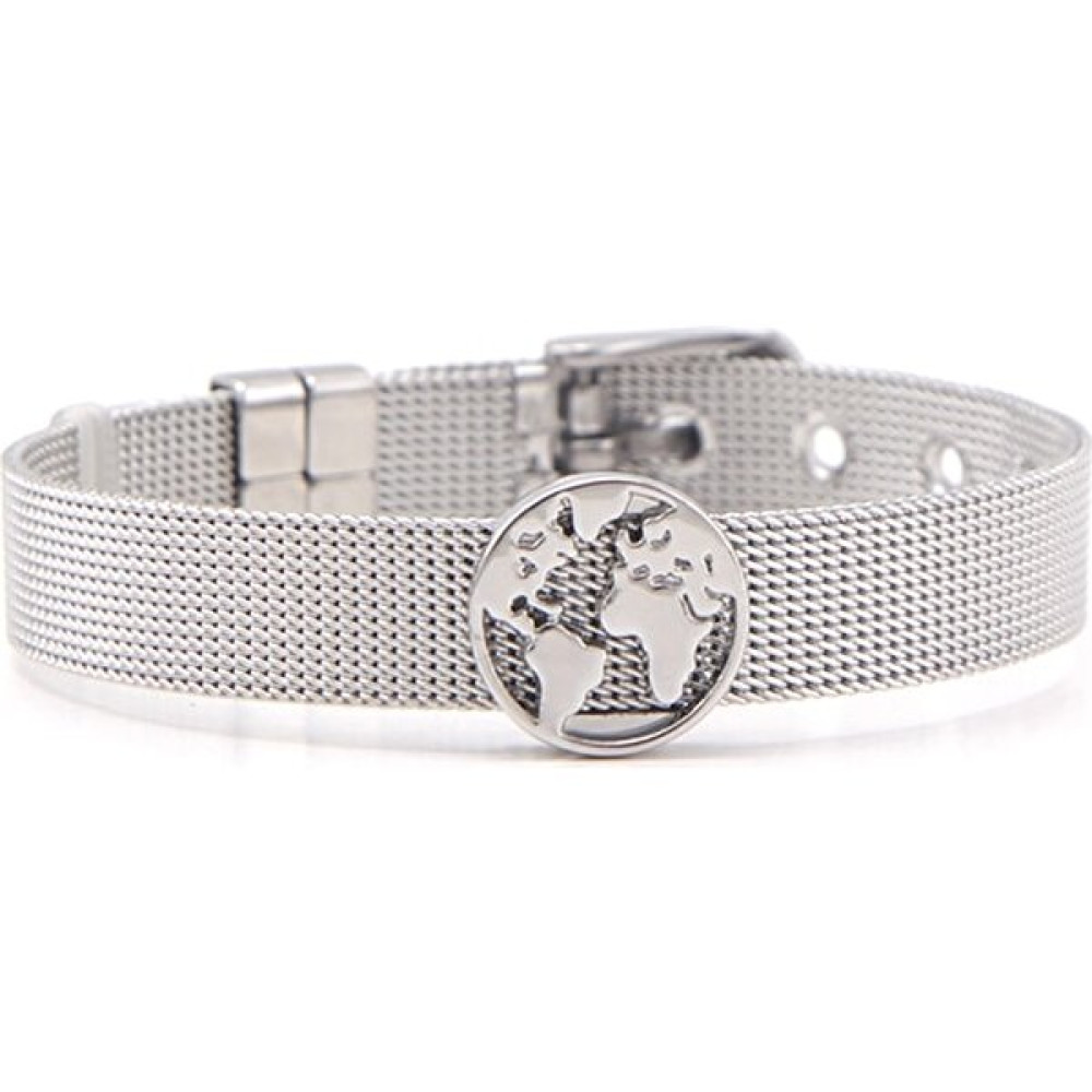 Qiuhong Shop Takım 9 Somsoar Takı Silvering Paslanmaz Çelik Hasır Bilezik Bilezik ile Yeni Dıy Slayt Charms Bilezikler Anneler Günü Hediyesi Için (... Saat ve Bileklik Aksesuarı Fiyatı