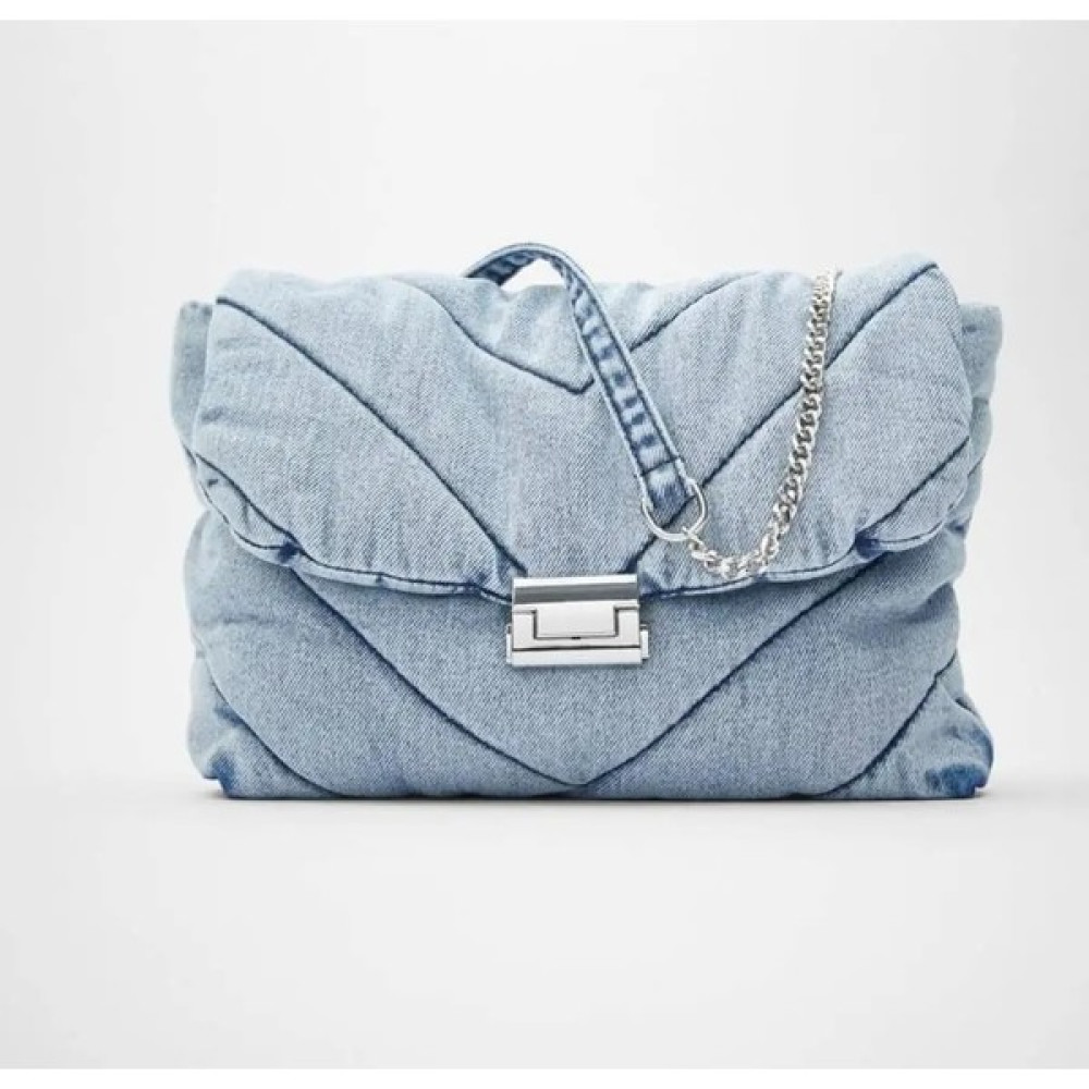 Qiuming Shop Pu Beyaz Tarzı Lüks Tasarımcı Kot Çanta Kadın Kot Zincir Crossbody Çanta Wome Için Kadın Çanta Omuz Çantaları Haberci Kadın (Yurt Dışı... Bayan Çanta ve Cüzdan Fiyatı