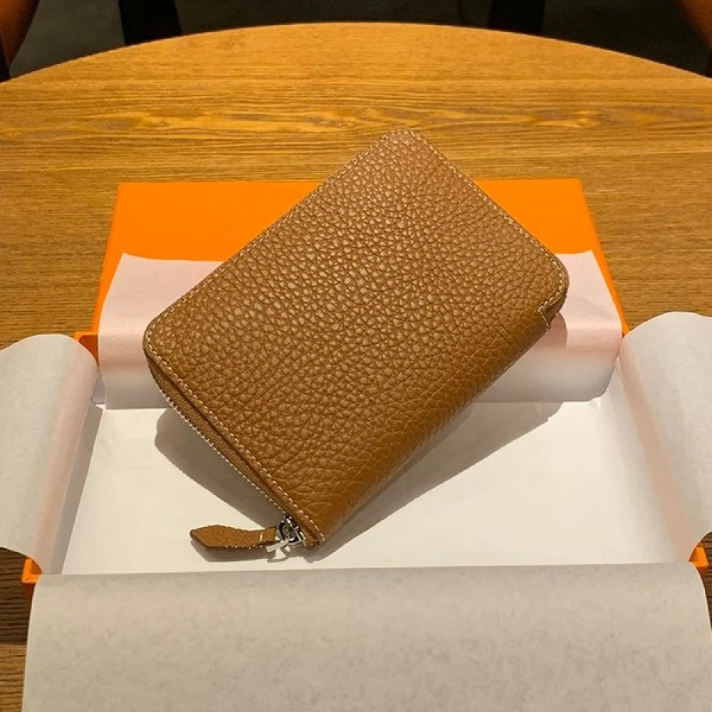 Qiuming Shop Taupe Tarzı Kadın Küçük Cüzdan Hakiki Deri Katı Moda Lüks Bayanlar Kısa Çanta Yüksek Kapasiteli Dana Derisi Fermuar Para Çantası (Yurt... Bayan Cüzdan Fiyatı
