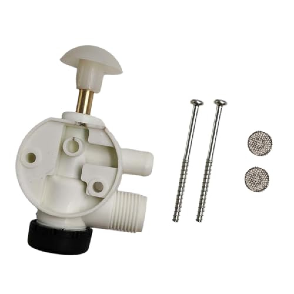QIXIAMO Toilet Flush Valves Assembly 385314349 - Campers, Trailer, Boats, & Toilet Repair for Vacuflush