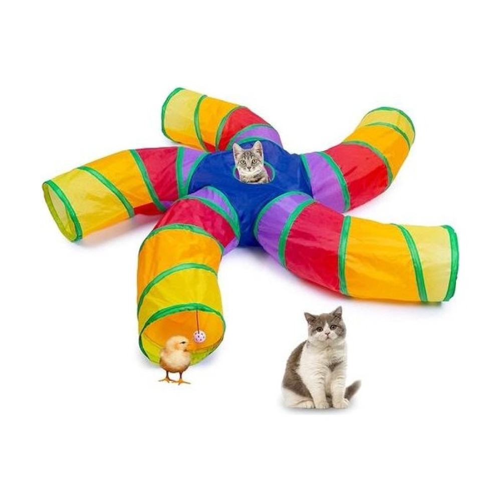 Qixun Beş Yönlü Katlanabilir Kedi Evi Kedi Tüneli Evcil Hayvan Oyunu (Yurt Dışından) - Renkli Evcil Hayvan Ürünleri Fiyatı