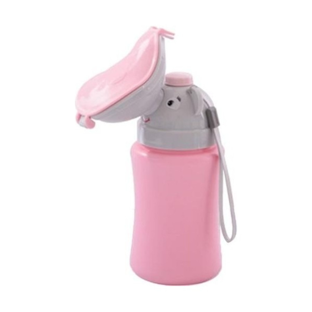 Qixun Taşınabilir Bebek Tuvalet Eğitimi Seyahat Pisuvarı 500 ml Kapasiteli (Yurt Dışından) - Pembe Bebek Lazımlık Fiyatı