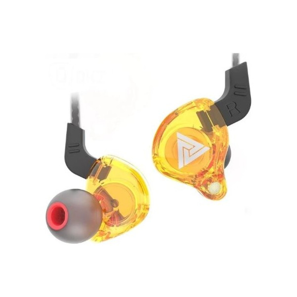 QKZ Kablolu Kulaklık Qkz Ak6 Bakır Sürücü Hifi Spor Kulaklıkları 3.5mm Kulak Kulaklık ile Mikrofonlu Kulaklık Müzik Kulaklıkları ile Çalıştırmak Için - Sarı Oto Boyaları Fiyatı