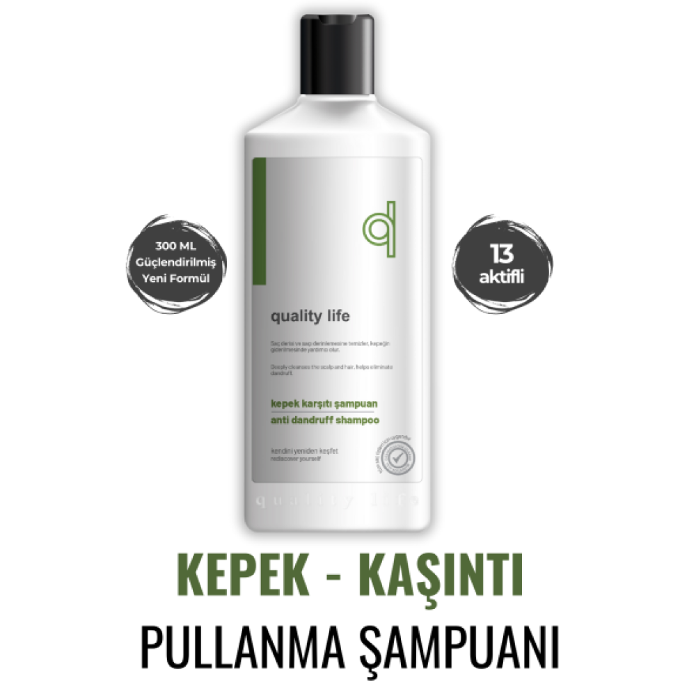 Ql Kepek Sampuani - 17 Aktifli Kepek Karsiti Sampuan 300 Ml ( Kepek Sampuani) Şampuan ve Saç Kremi Fiyatı