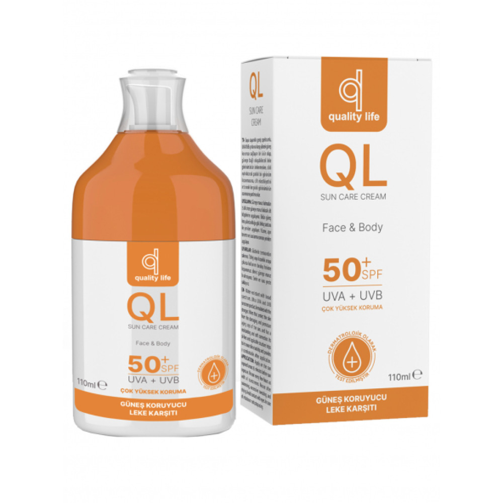 Ql Yuz Gunes Kremi 50 Spf Faktor Leke Karsiti 110 Ml Su Bazli Kuru - Yagli - Karma Ciltler Icin Güneş Kremleri ve Losyonları Fiyatı