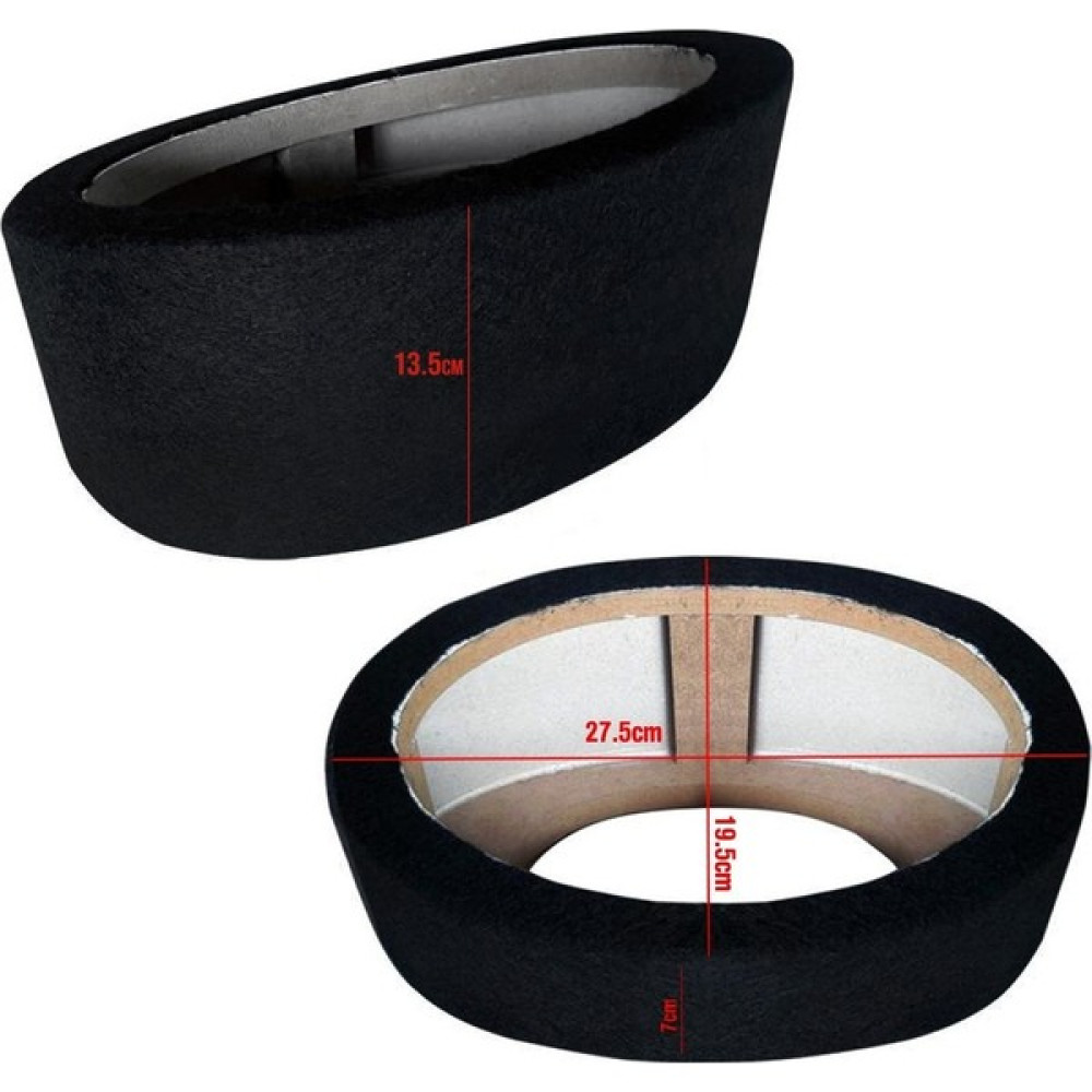 QLEDQ Boş Kabin 6x9 Oval Yükseltme Siyah Mdf 2 Adet Oto Hoparlörleri & SubWoofer Fiyatı