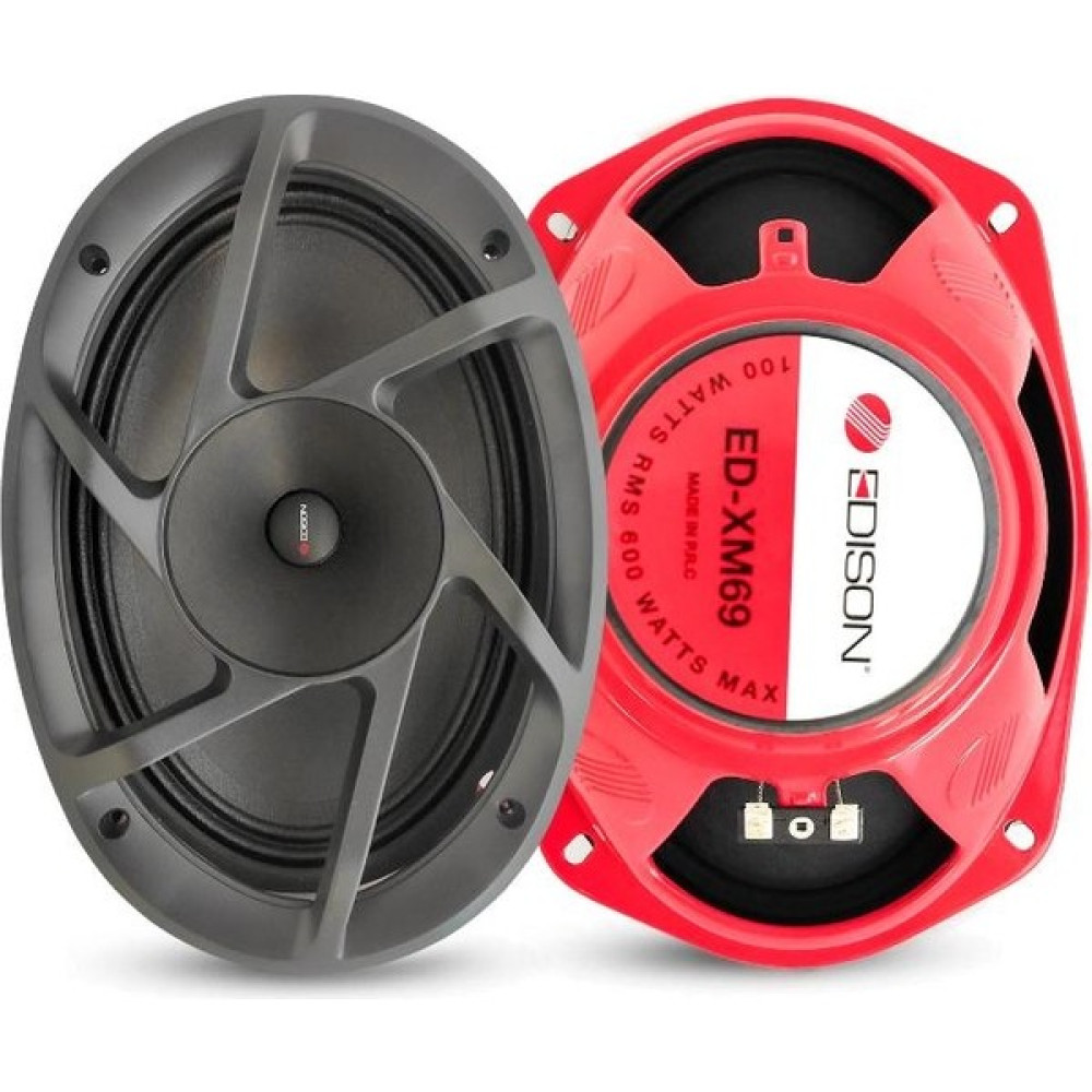 QLEDQ Oto Midrange 6x9 Oval 600W Kapaklı 2 Adet Edison ED-XM69 Oto Hoparlörleri & SubWoofer Fiyatı
