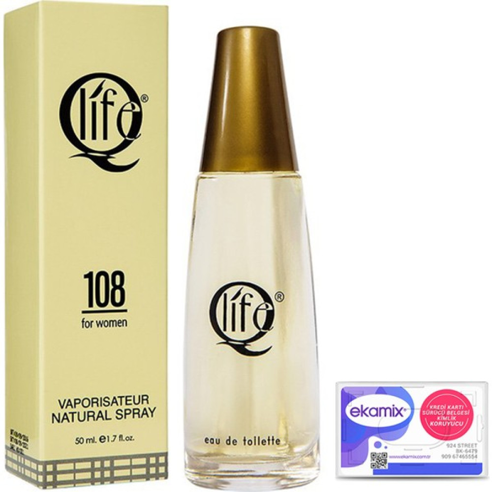 Qlife Burberrys Kadıın Parfümü NO:108 - 50 ml Kadın Parfümleri Fiyatı