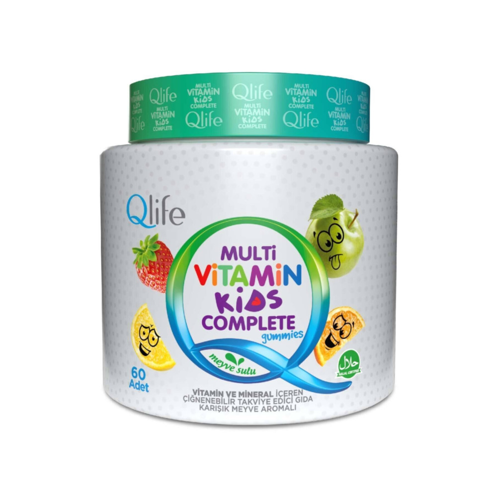 Qlife Qlife Multivitamin Kids Complete Gummies 60 Çiğnenebilir Tablet Sağlık / Diyet Fiyatı