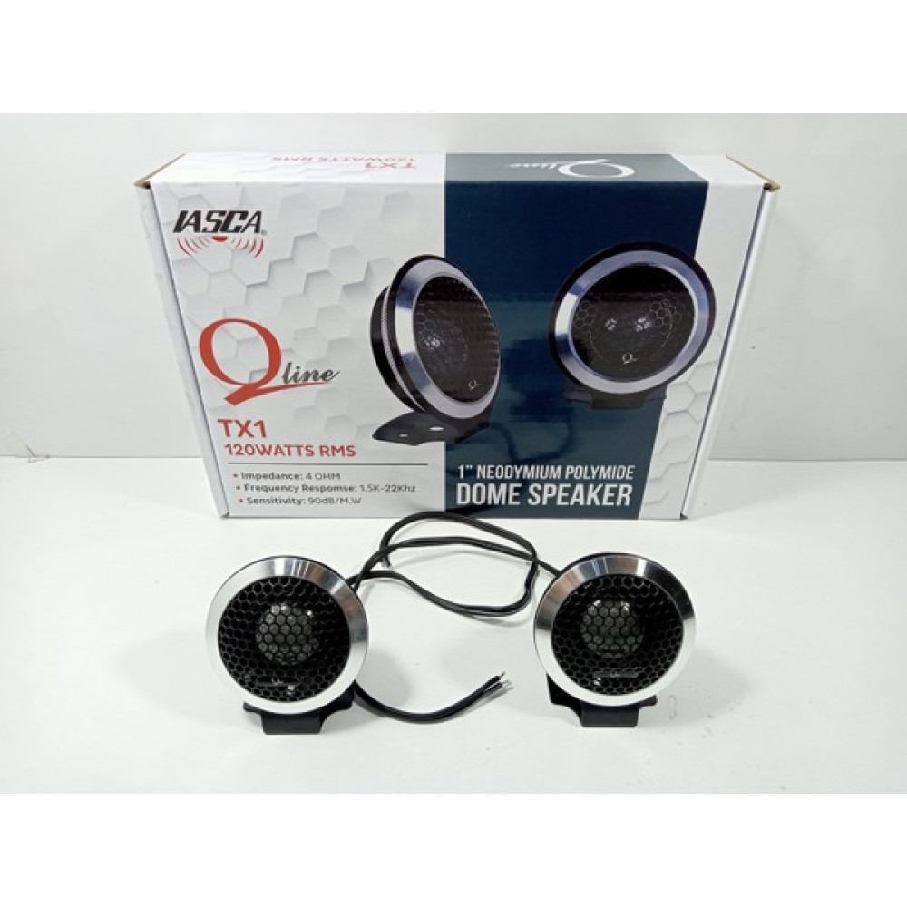 Qline Dome Tweeter – Qline Tx1 Tweeter – 120RMS Amfi Uyumlu Ayaklı Tweeter Oto Hoparlörleri & SubWoofer Fiyatı