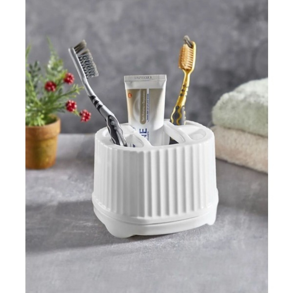 Qlux Ideas Diş Fırçalık Set Üstü 4 Bölmeli Diş Fırçalık Banyo Düzenleyici Diş Fırçalık Fiyatı