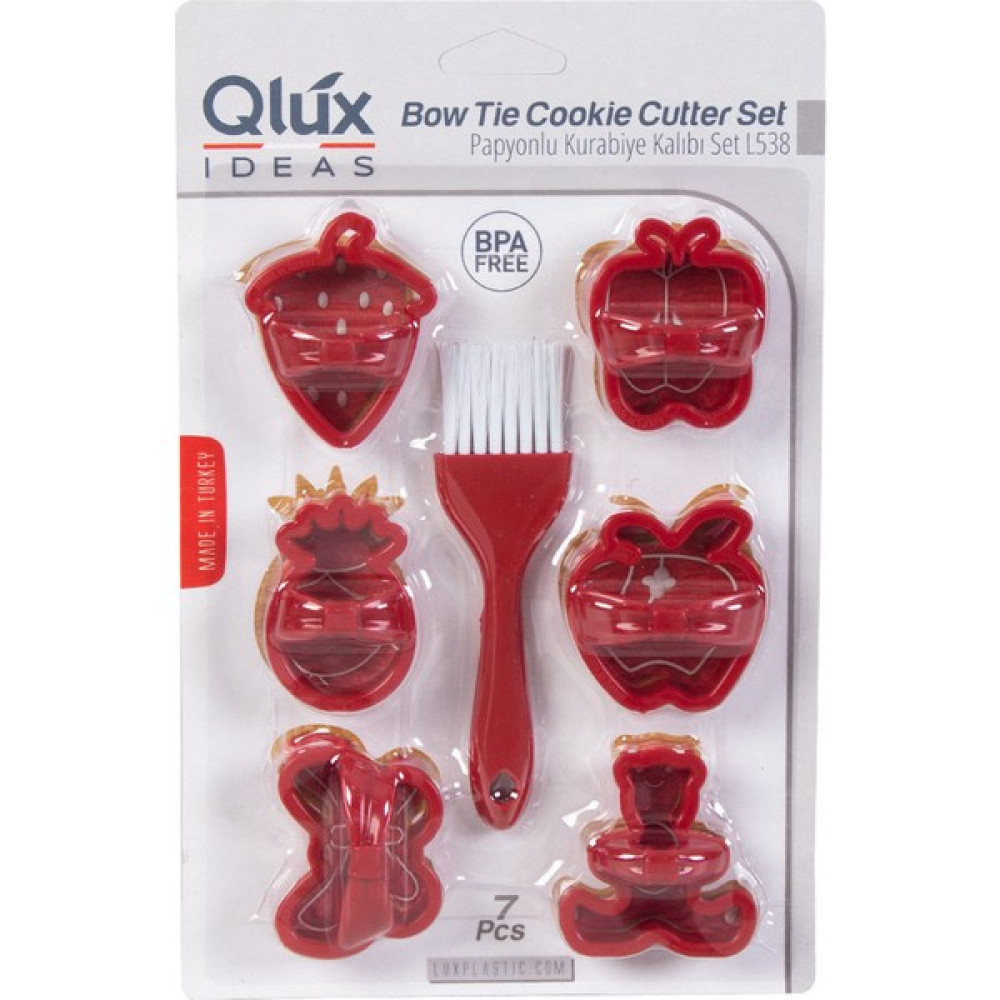 Qlux Ideas Papyonlu Kurabiye Kalıbı Seti Kek Kalıpları Fiyatı