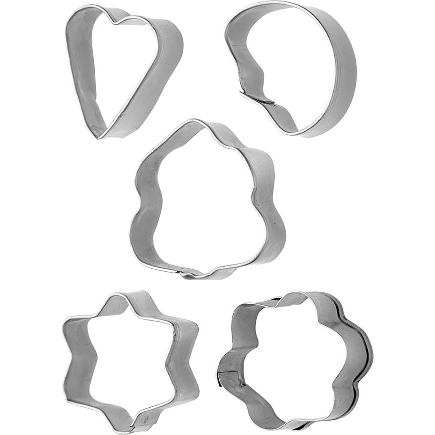 Qlux Ideas Qlux 5'li Metal Bisküvi Kalıbı Diğer Fiyatı