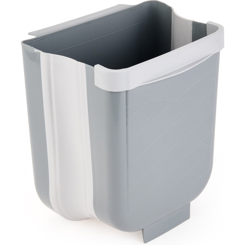 Qlux Ideas Qlux Katlanabilir Çöp Kovası - Gri - 6 lt Diğer Fiyatı