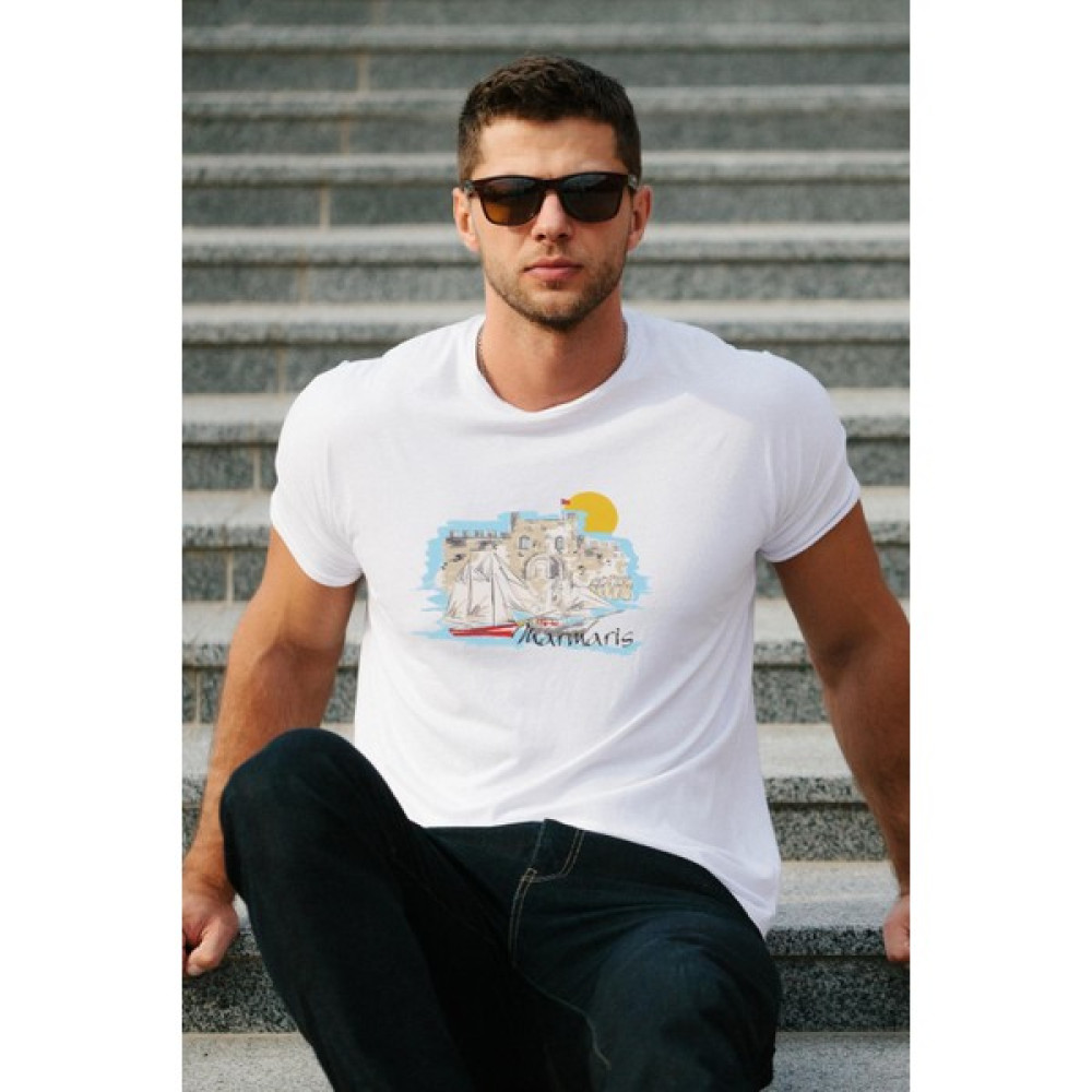 Qmax Marmaris Şehir Baskılı Tshirt Erkek T-shirt Fiyatı