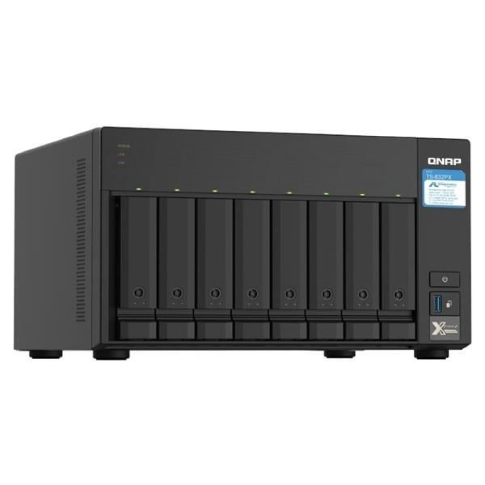 Qnap TS-832PX-8G Alpıne AL324 Qc 8gb Ram- 8-Diskli Nas Server (Disksiz) Oto Boyaları Fiyatı