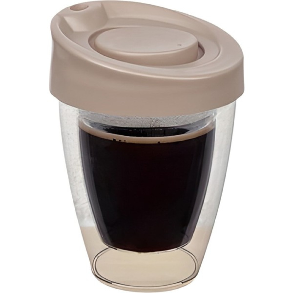 Qniay Çift Cidarlı Espresso Kahve Bardağı Kapaklı El Yakmaz Bardak Americano Latte Coffe Çay Fincan / Bardak / Kahve Takımı Fiyatı